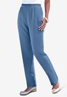 Straight-Leg Soft Knit Pant, BRONZE INDIGO, hi-res image number null