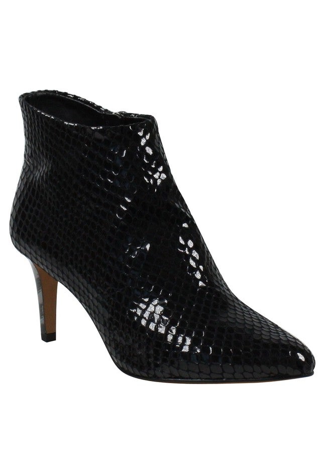 Ranae Booties , BLACK SNAKE PRINT, hi-res image number null