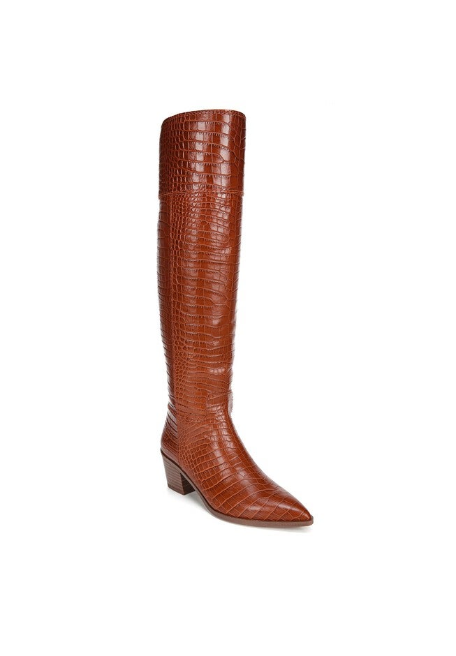 Shannon Wide Calf Boot by Franco Sarto, WALNUT, hi-res image number null