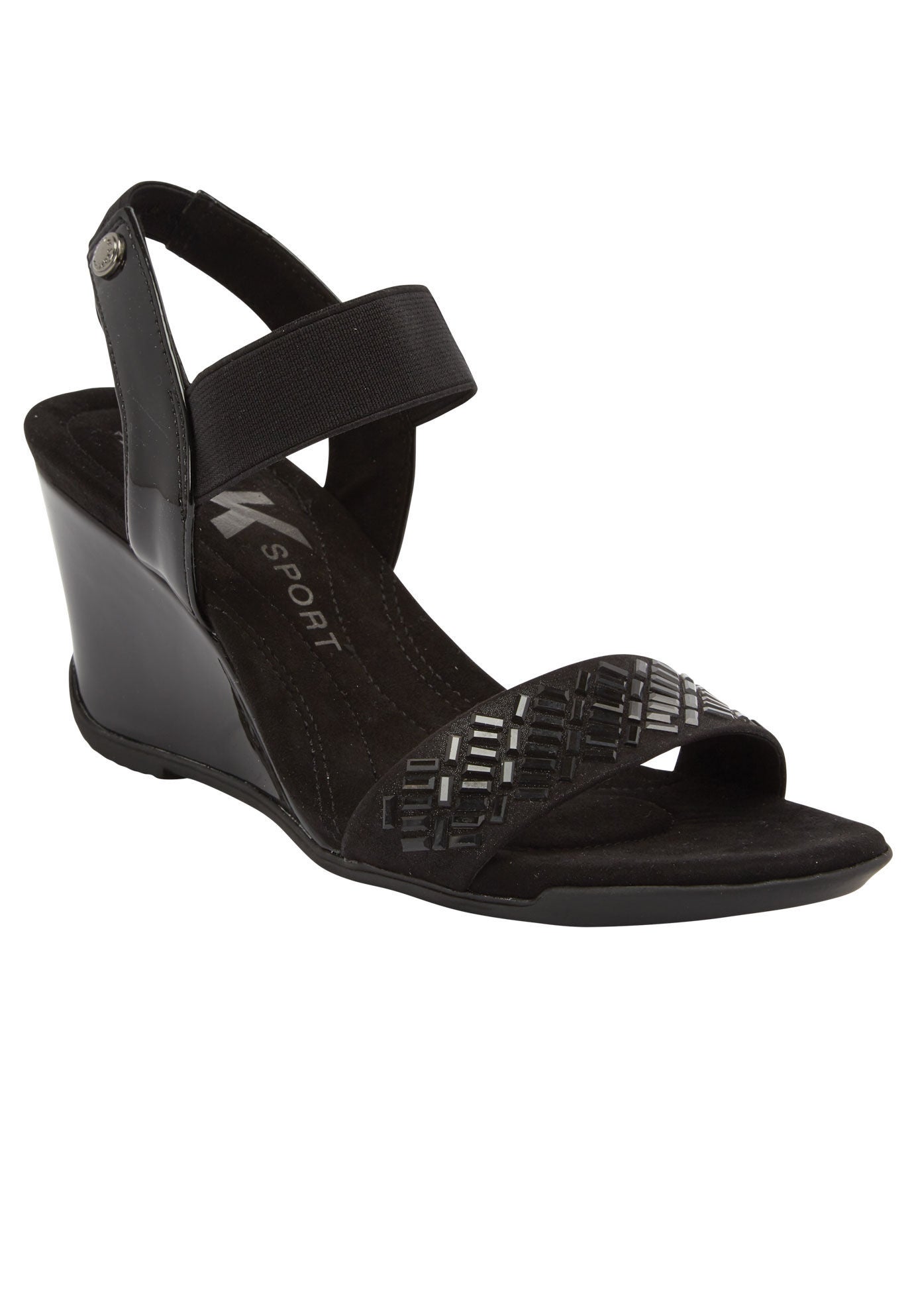 anne klein slip on sandals