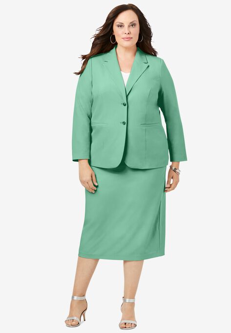 Two-Button Skirt Suit, , alternate image number null