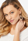 Filigree Teardrop Earrings, GOLD, hi-res image number null
