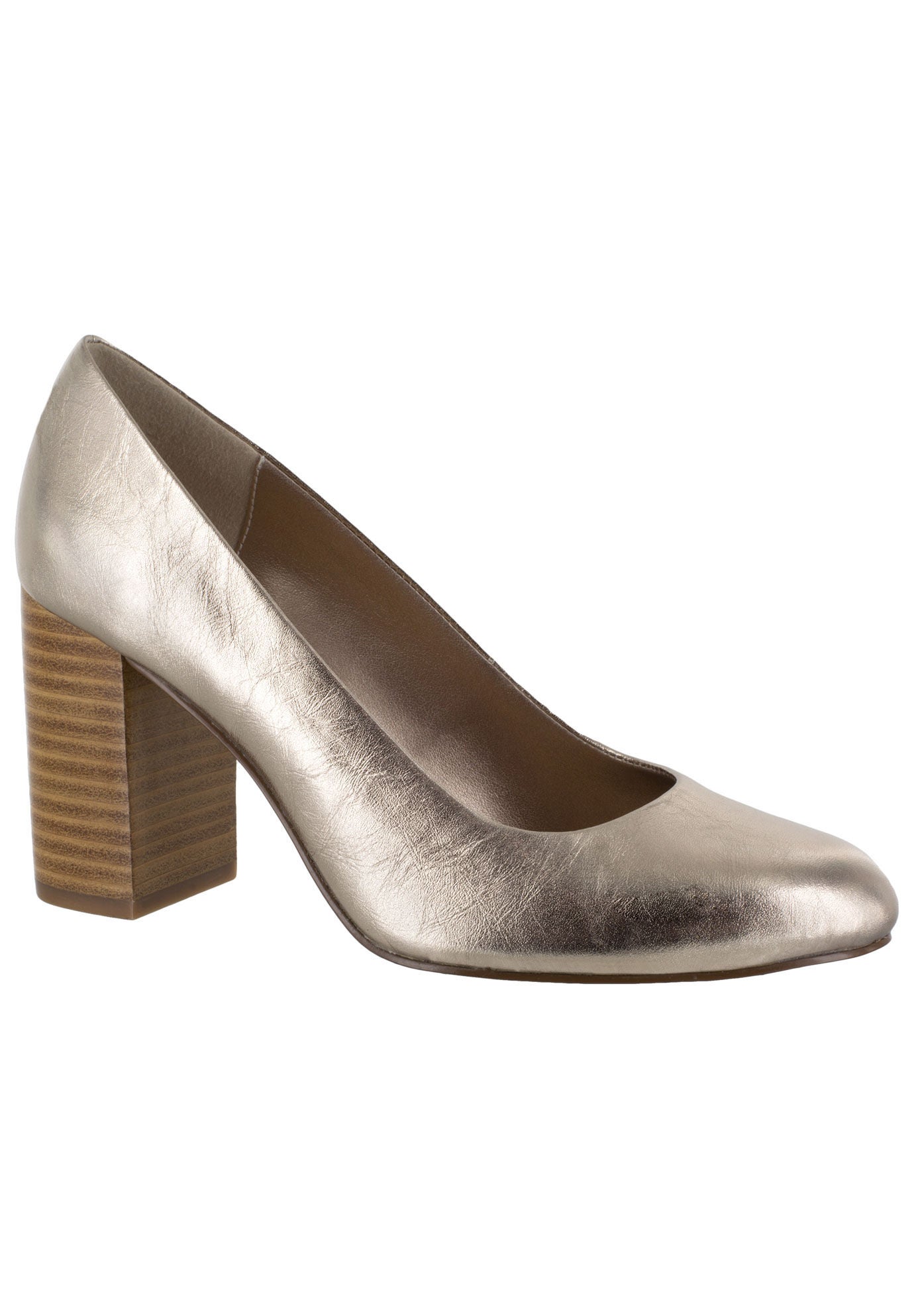 Nara Leather Pump by Bella Vita&reg;, CHAMPAGNE LEATHER, hi-res image number 0
