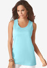 Scoopneck Tank, LIGHT AQUA, hi-res image number null