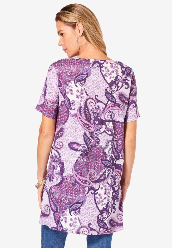 Scoopneck Swing Thermal Tunic, , on-hover image number 1