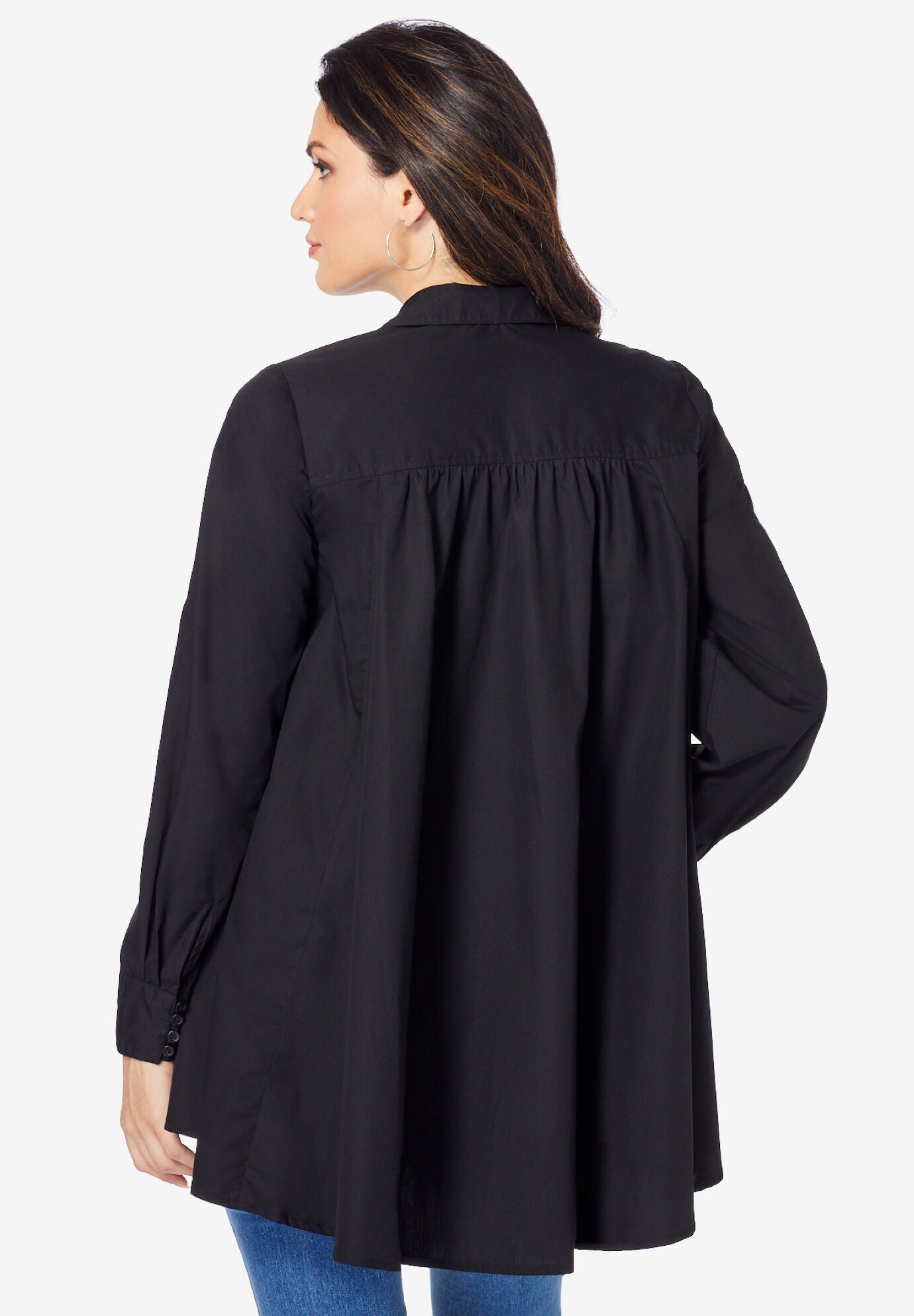 Poplin Swing Tunic, , on-hover image number 1
