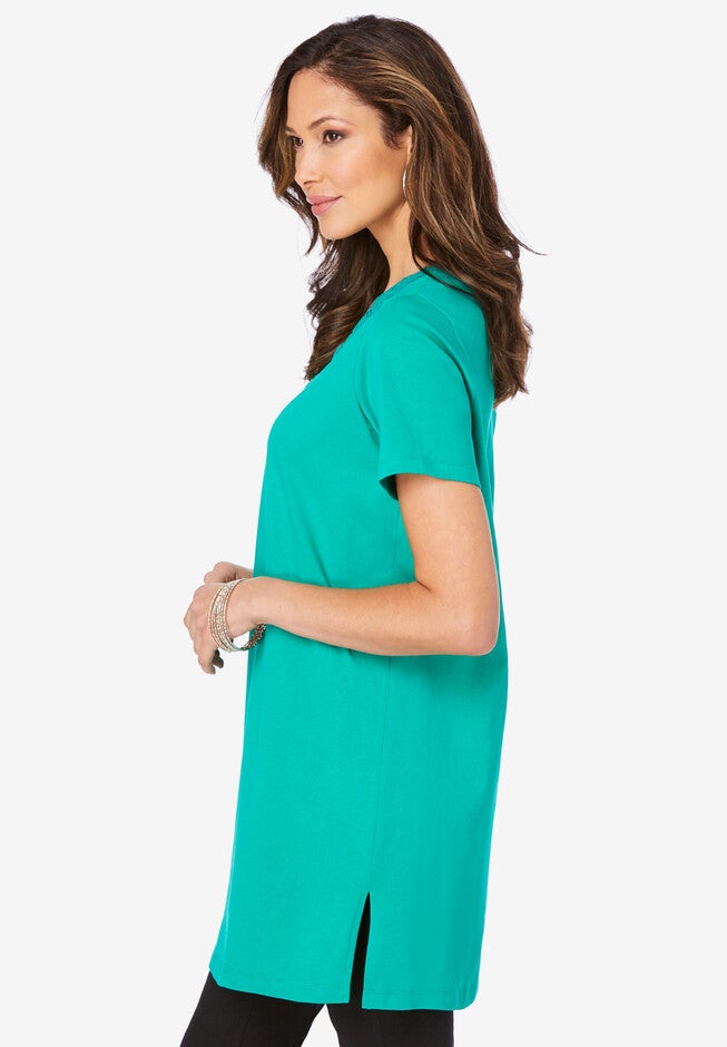 Lace-Applique Ultimate Tunic, , alternate image number null