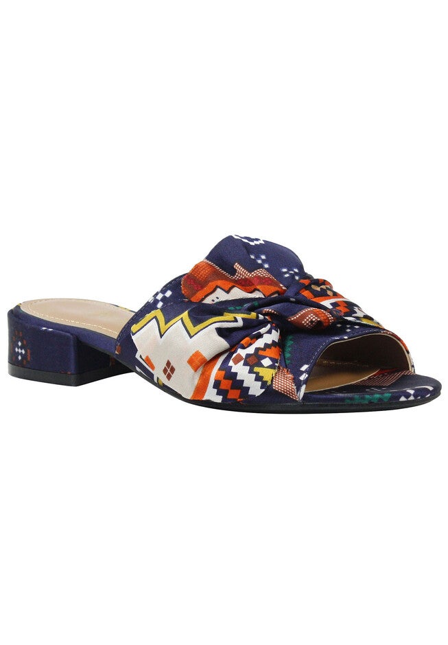 Sattuck Slides by J. Renee®, NAVY ORANGE WHITE, hi-res image number null