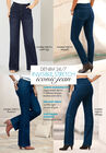 Wide-Leg Jean With Invisible Stretch By Denim 24/7, , alternate image number null