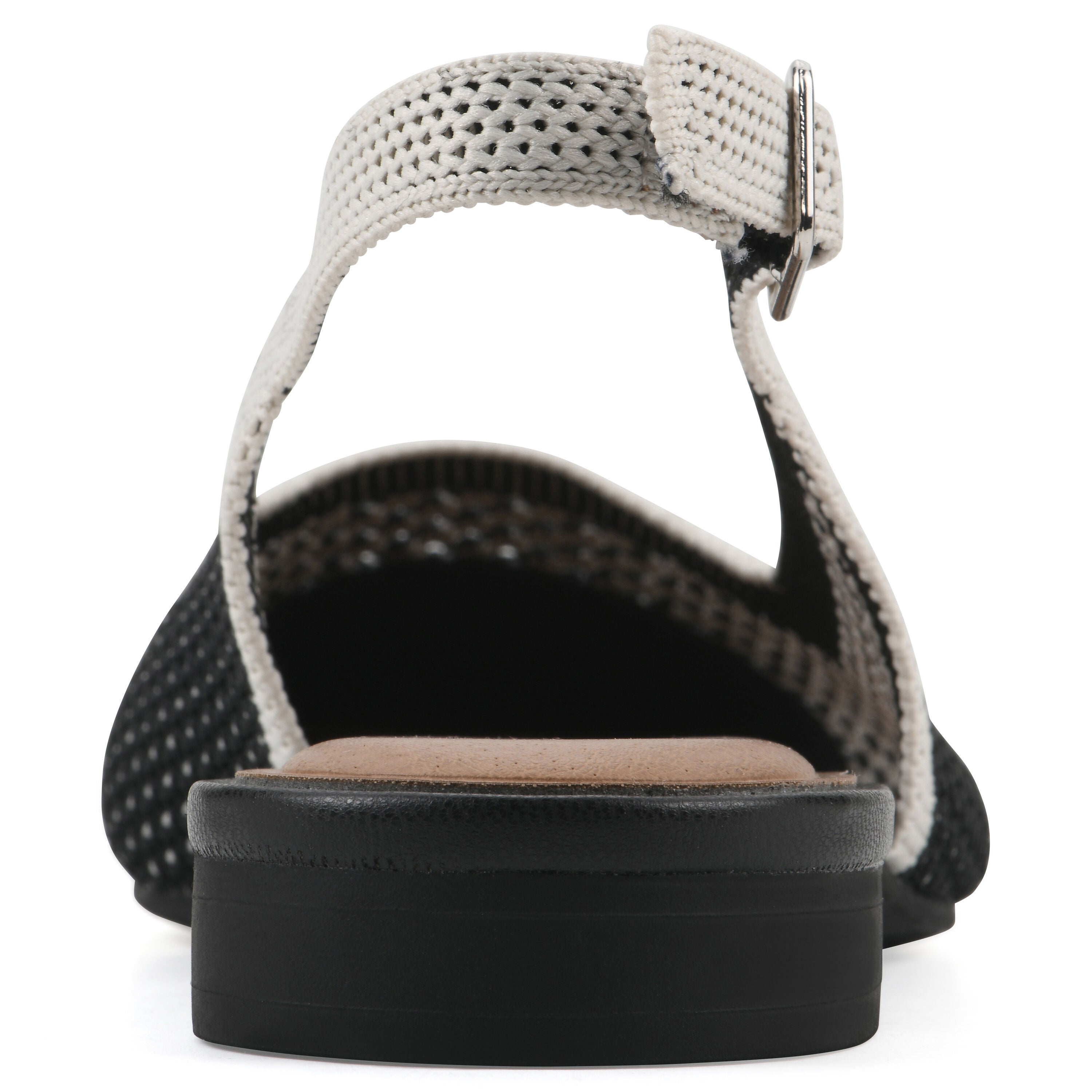 Bonie Sling Back Flat, BLACK CREAM MULTI, on-hover image number 1
