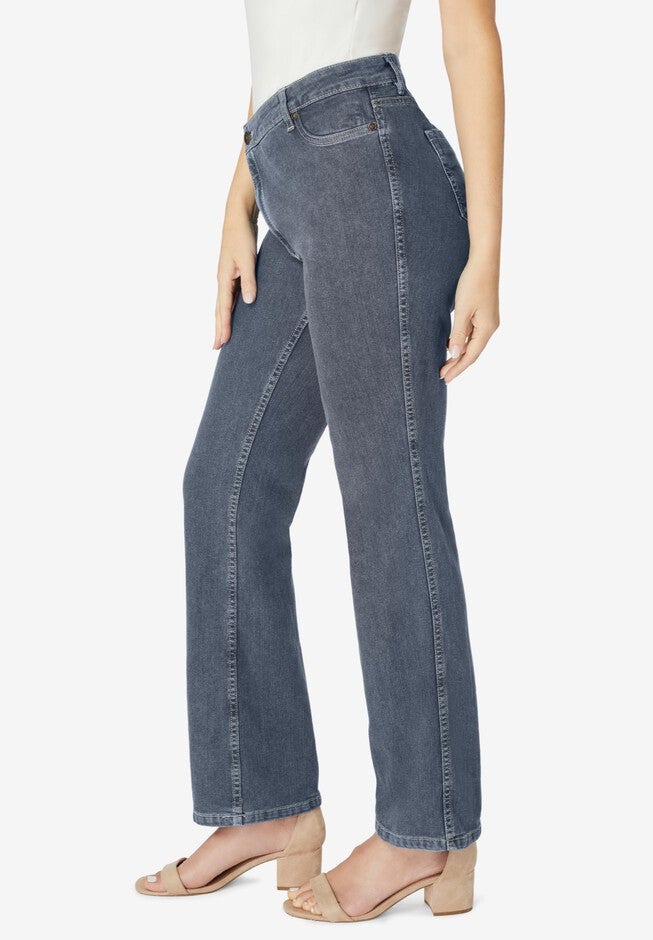 Reversible Printed Bootcut Jean, , alternate image number 2