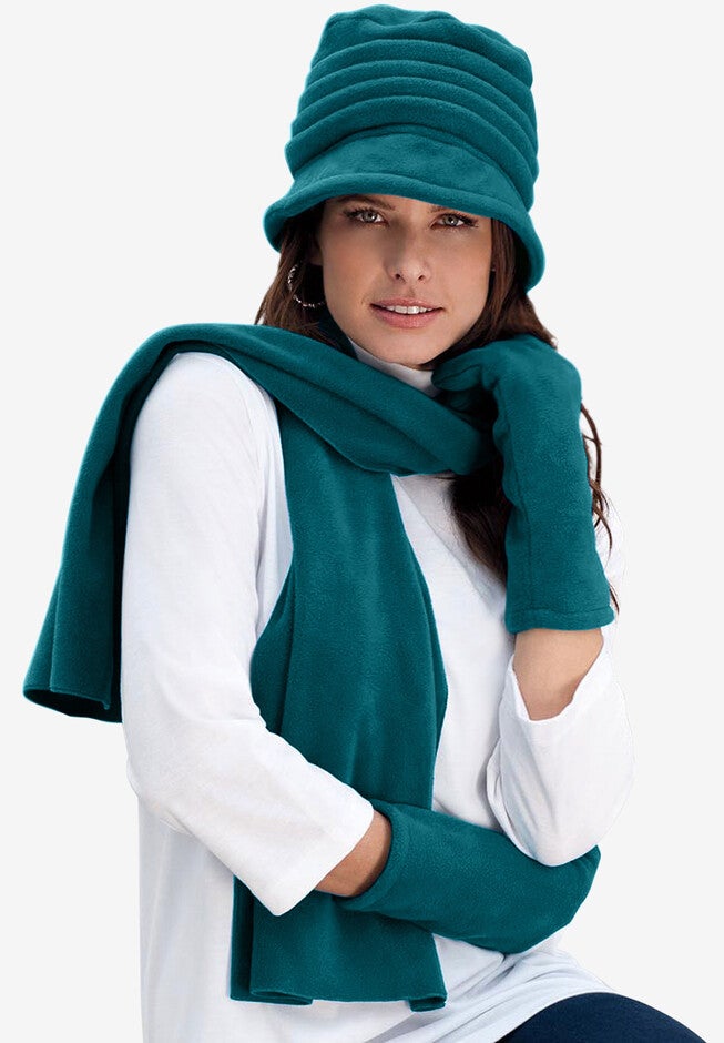 Plush Fleece Scarf, , alternate image number 2