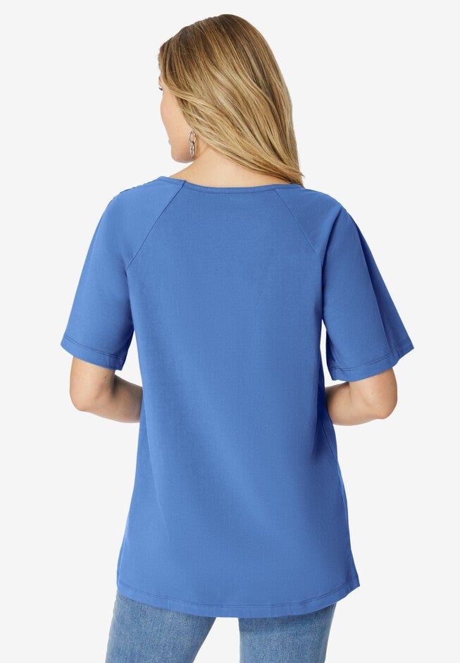 Smocked Tee, , on-hover image number 1