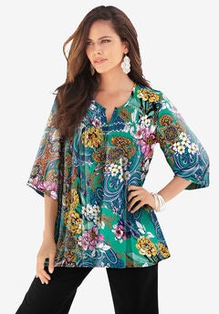 Tara Pleated Big Shirt