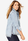 Distressed Denim Jacket, , alternate image number null