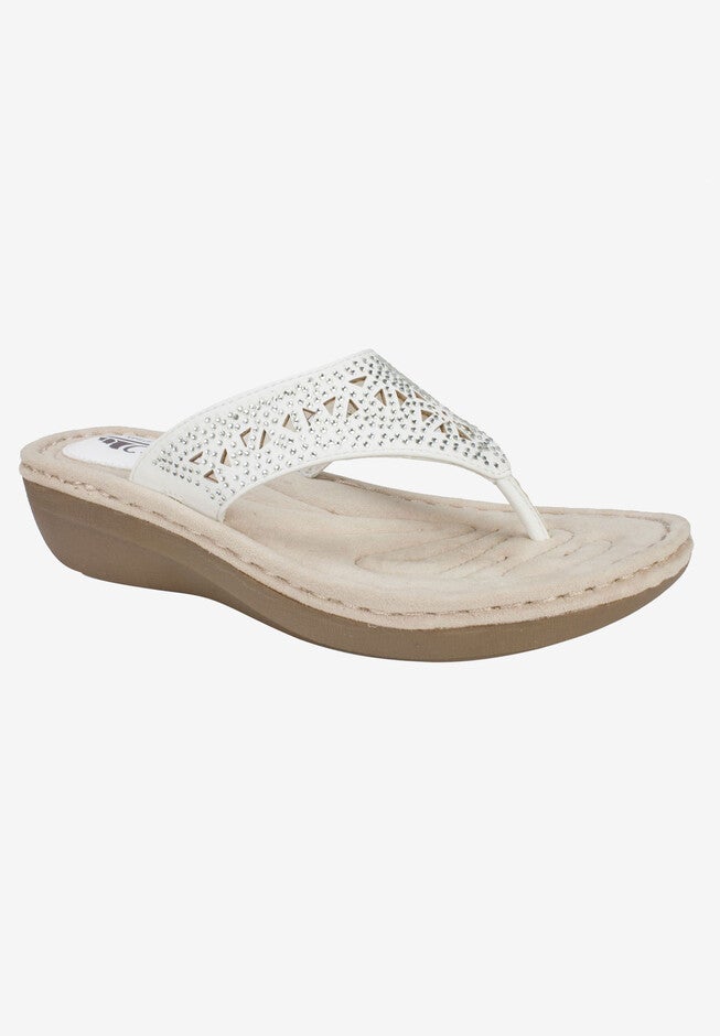 Carlotta Sandal , WHITE SMOOTH, hi-res image number 0