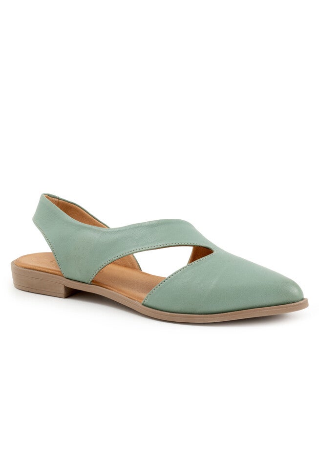 Bianca Sling Back Flat, SEAFOAM, hi-res image number 0