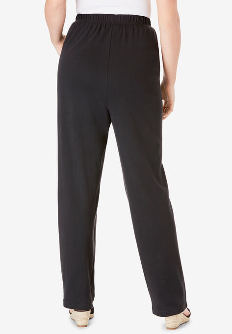 Straight-Leg Soft Knit Pant, , on-hover image number null