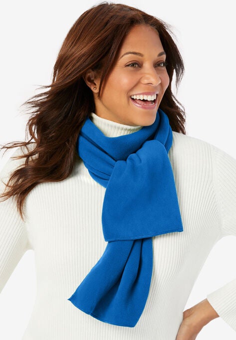 Fleece Scarf, BRIGHT COBALT, hi-res image number null