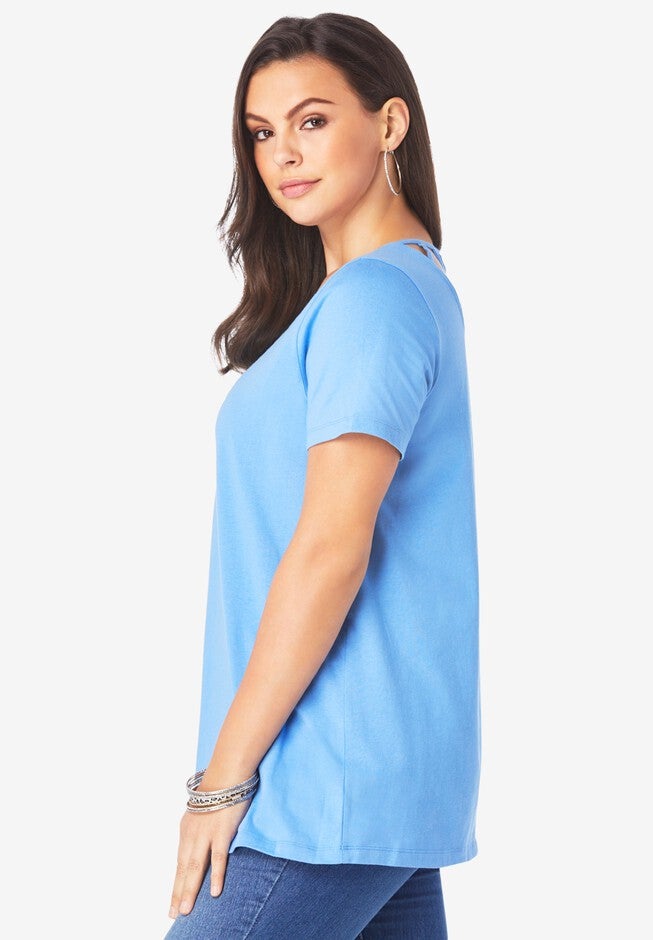 Strappy Back Ultimate Tee, , alternate image number 2