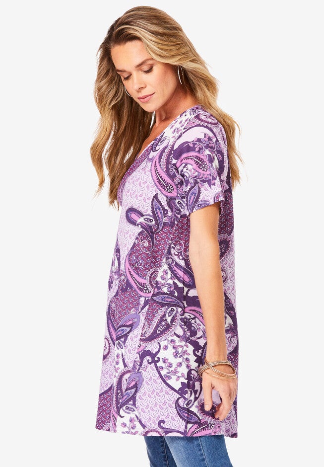 Scoopneck Swing Thermal Tunic, , alternate image number 2