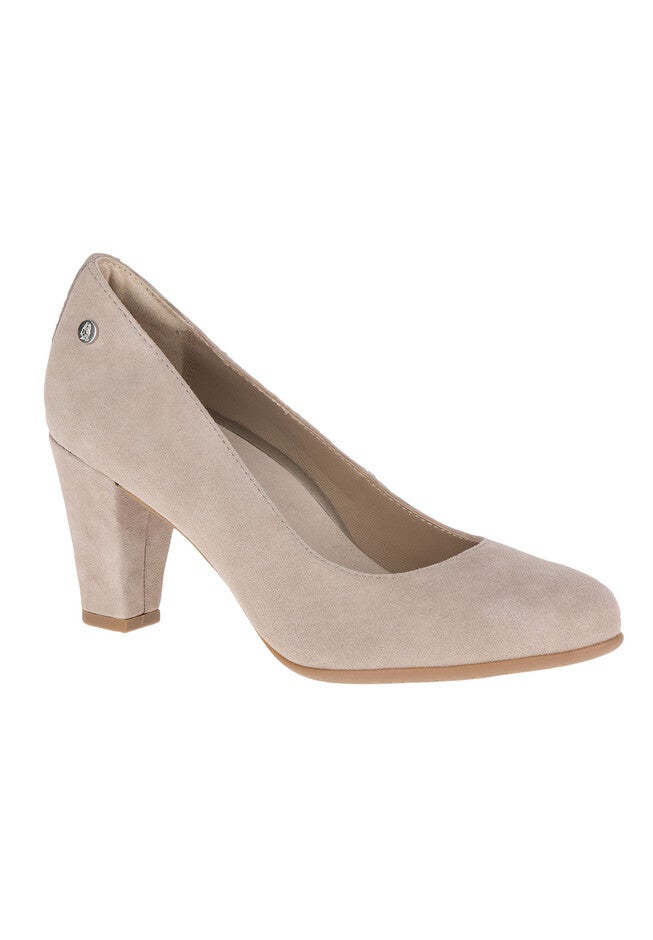 Minam Meaghan Pumps by Hush Puppies®, ICE GREY SUEDE, hi-res image number 0