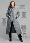 Maxi-Length Puffer Jacket with Hood, , alternate image number null