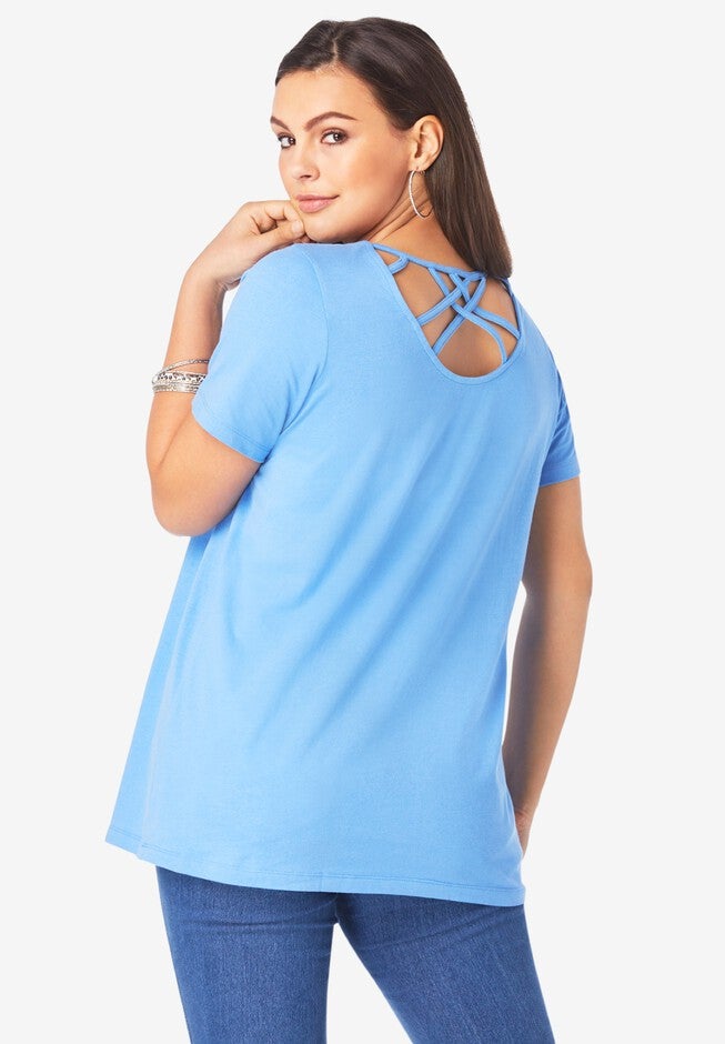 Strappy Back Ultimate Tee, , on-hover image number 1