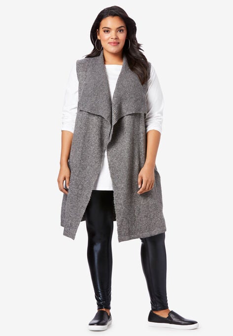 Soft Luxe Sweater Vest Plus Size Cardigans Fullbeauty
