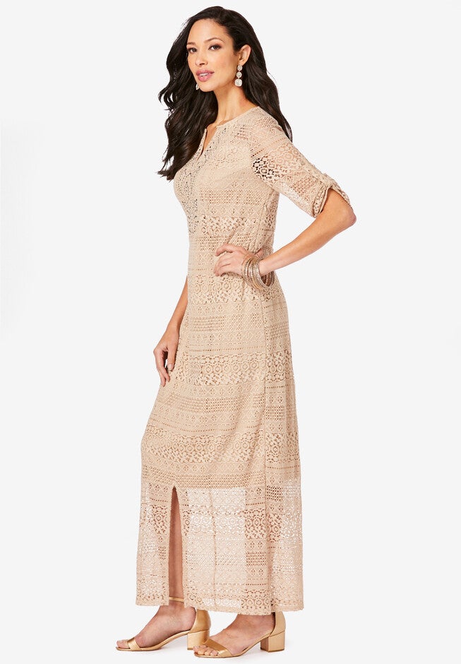 Embellished Lace Maxi, , alternate image number 2