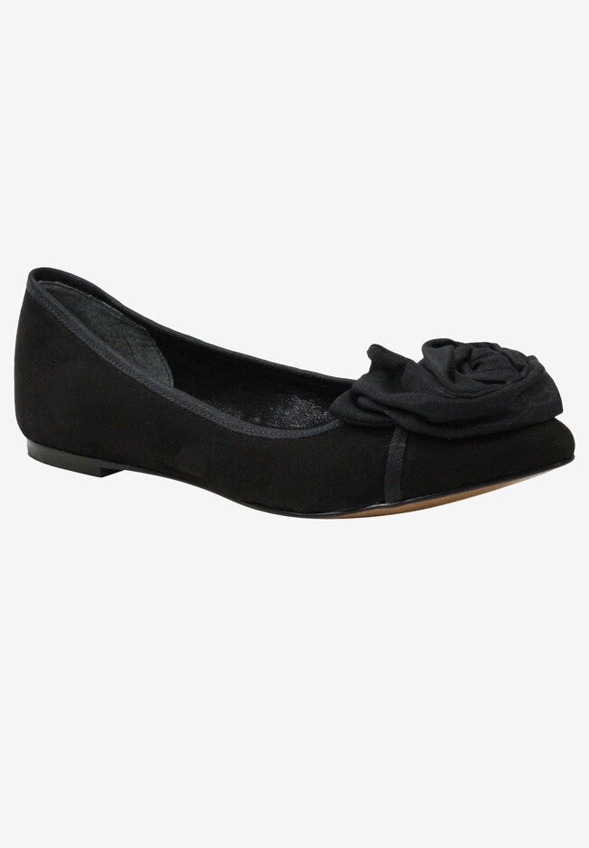Baylynn Flat , BLACK SUEDE, hi-res image number 0