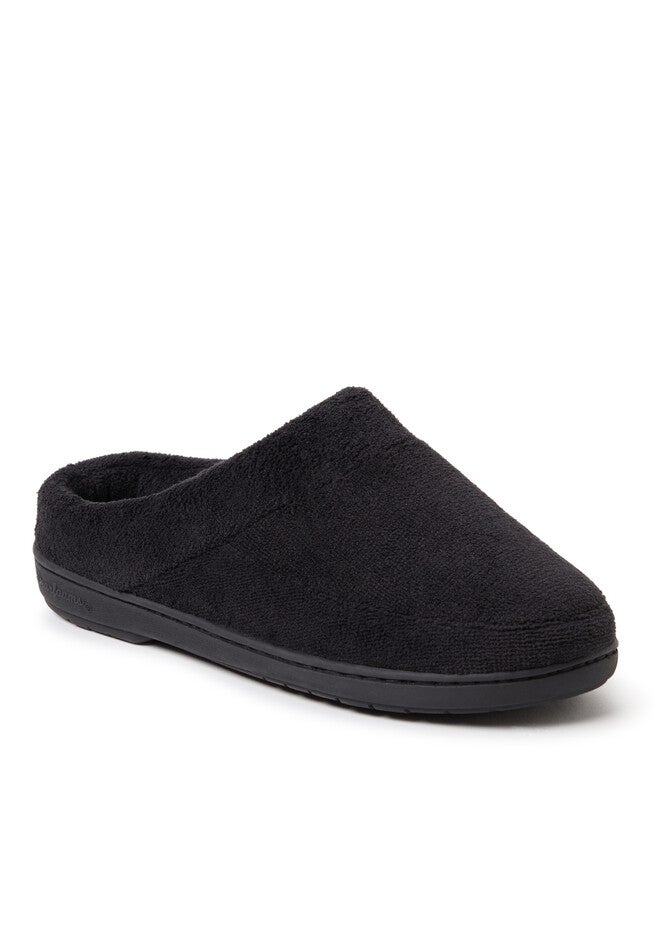 Elaine Microfiber Terry Moc Toe Clog, BLACK, hi-res image number 0