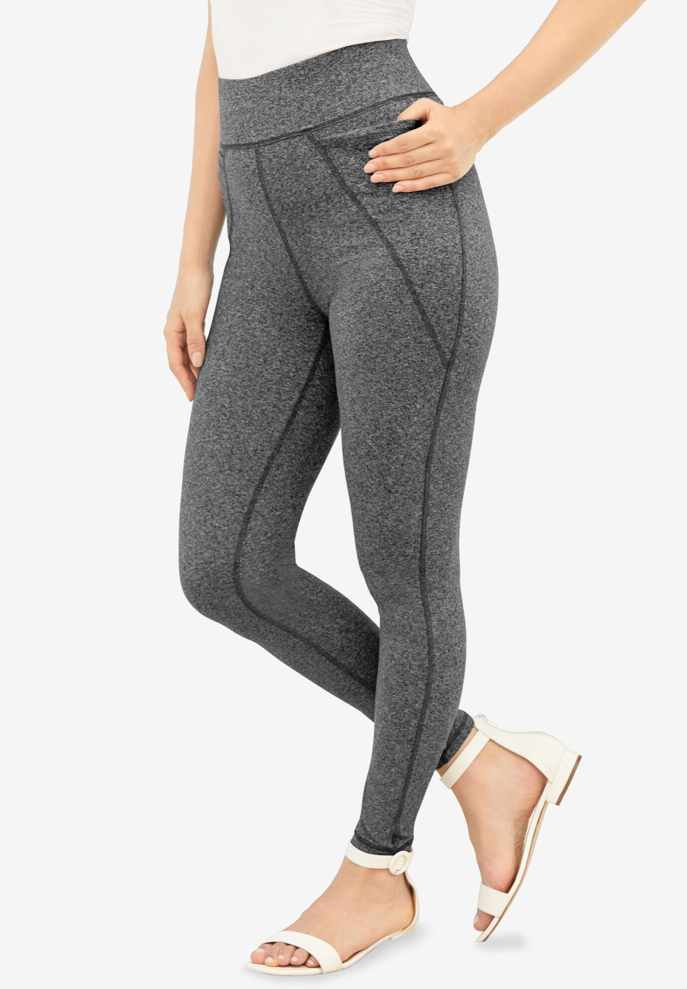 Power High Waist Define Luxe Leggings in Dusty Mauve | Oh Polly