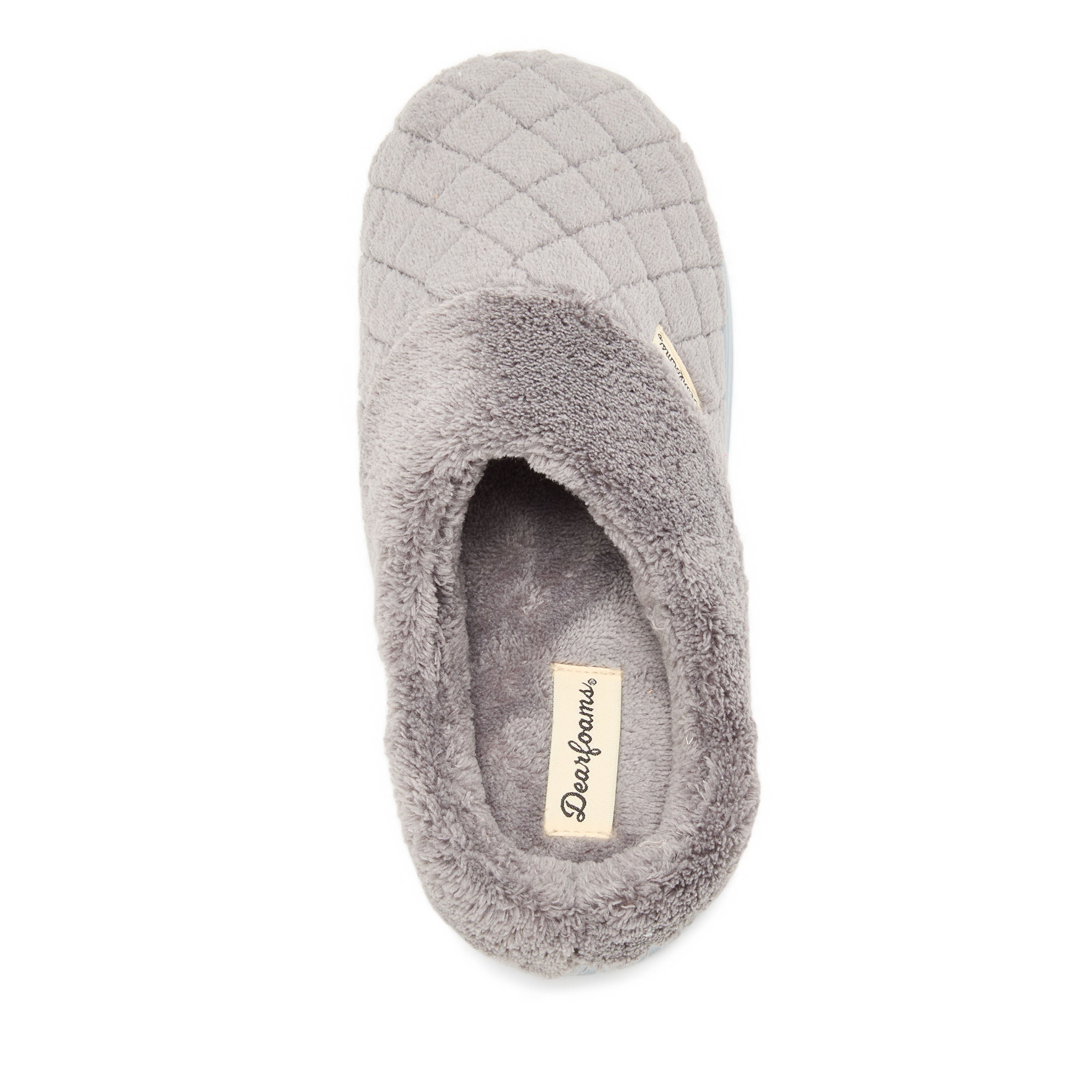 Libby Quilted Terry Clog, MEDIUM GREY, alternate image number 3