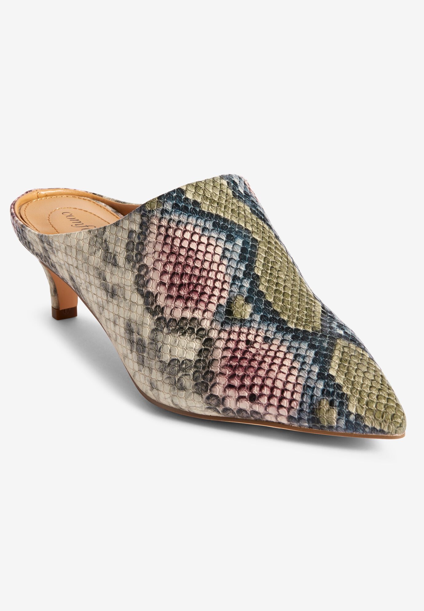 wide width mule slides