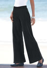 Wide-Leg Soft Knit Pant, , alternate image number null