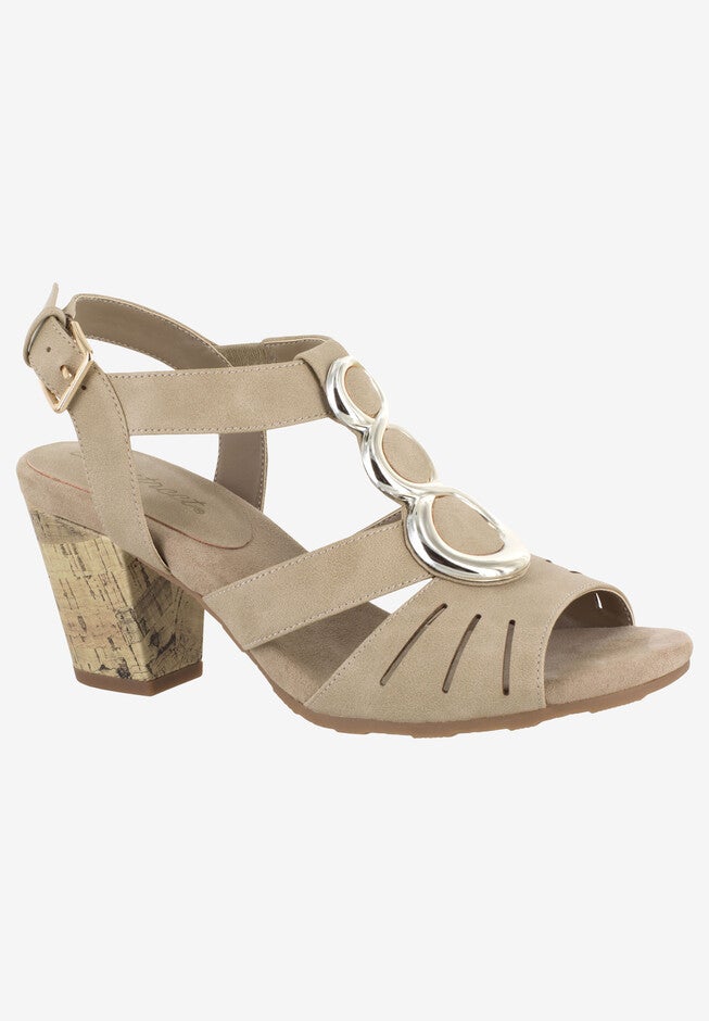 Casey Sandal by Easy Street®, LT TAUPE, hi-res image number null