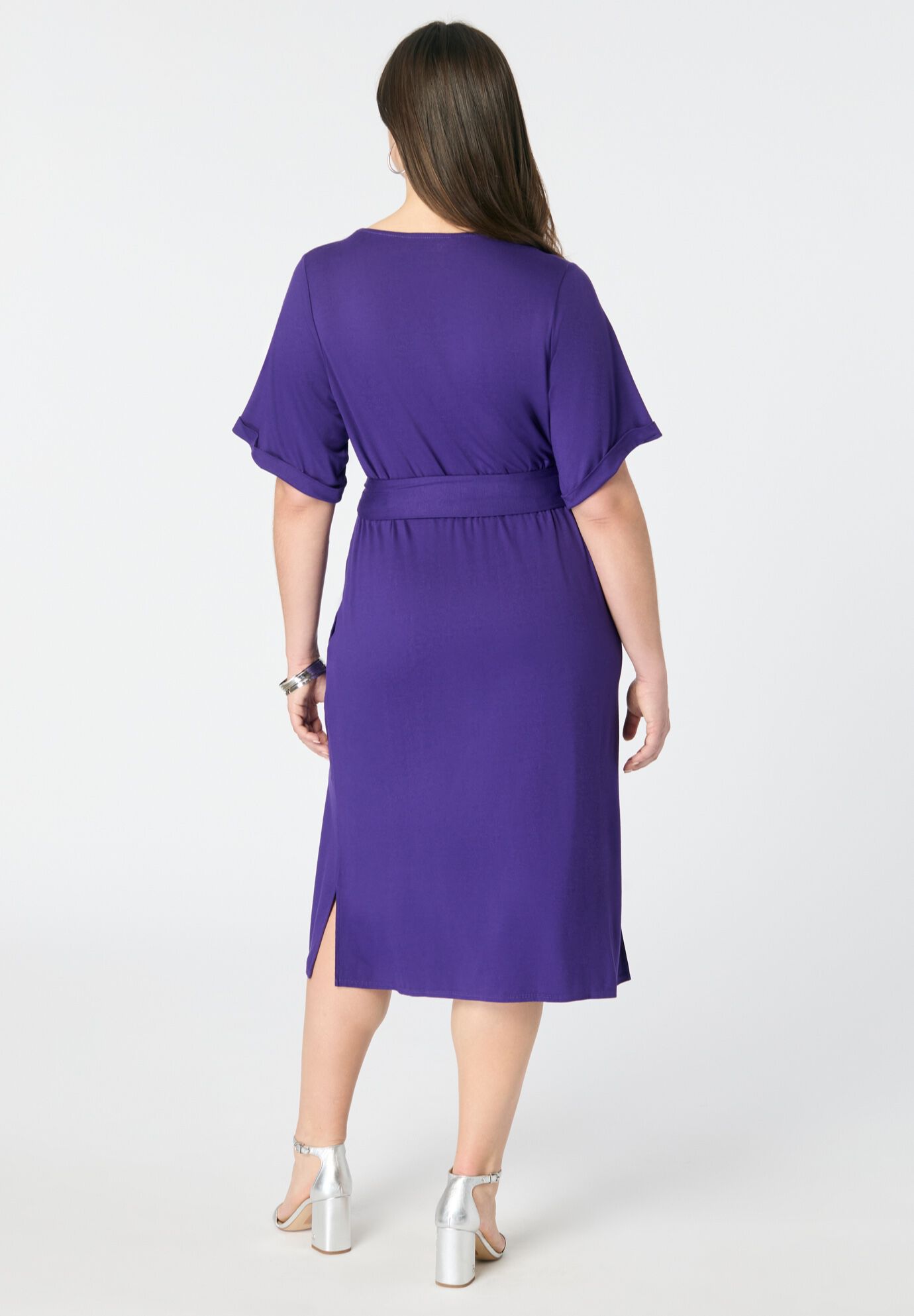 Dolman-Sleeve Dress, , alternate image number 2
