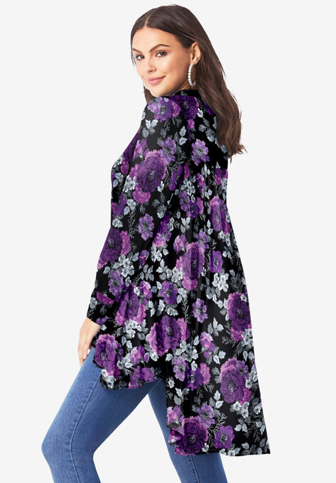 Fit-and-Flare Crinkle Tunic, , on-hover image number null