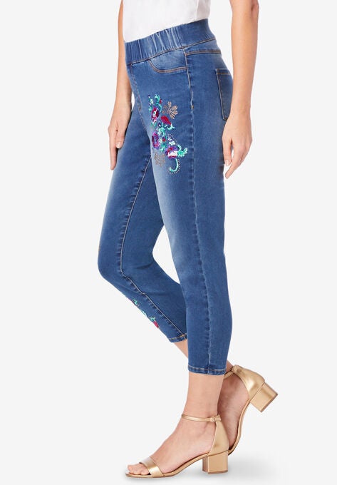 The No-Gap Capri Jean, , alternate image number null