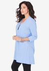 V-Neck Shirred Ultimate Tunic, , alternate image number null
