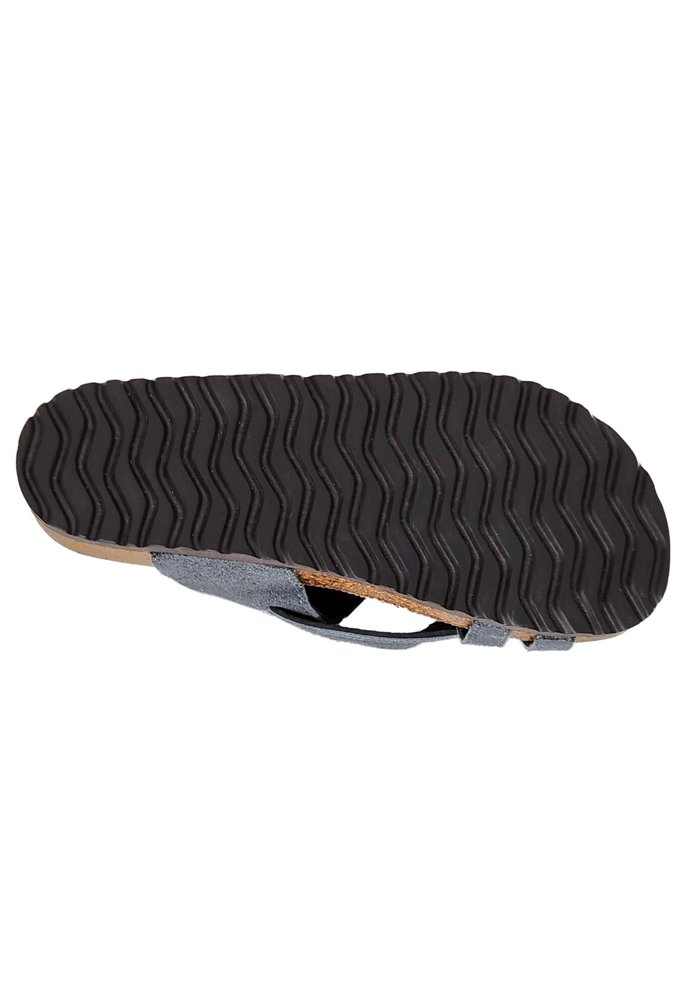 Womens Leather Weaved Strap Toe Strap Footbed Sandal, , alternate image number 3