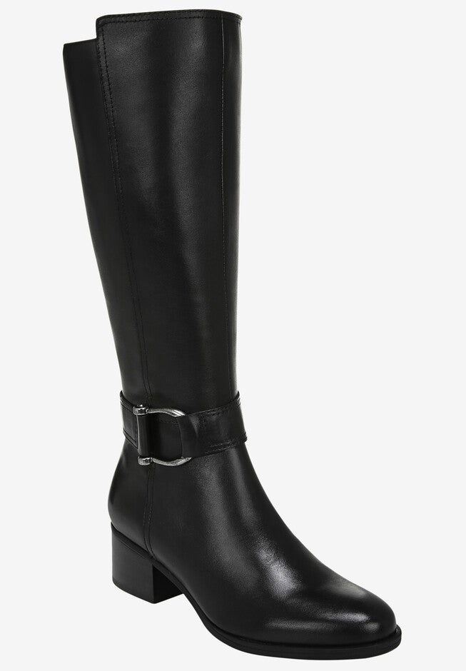 Daelynn High Shaft Boot , BLACK WIDE CALF, hi-res image number 0