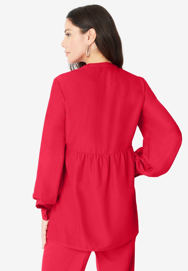 Sequined Lace-Paneled Top, , on-hover image number null