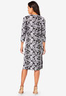 Printed Sheath Dress, , on-hover image number null