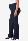 Wide-Leg Pull-On Stretch Jean by Denim 24/7®, , alternate image number 2