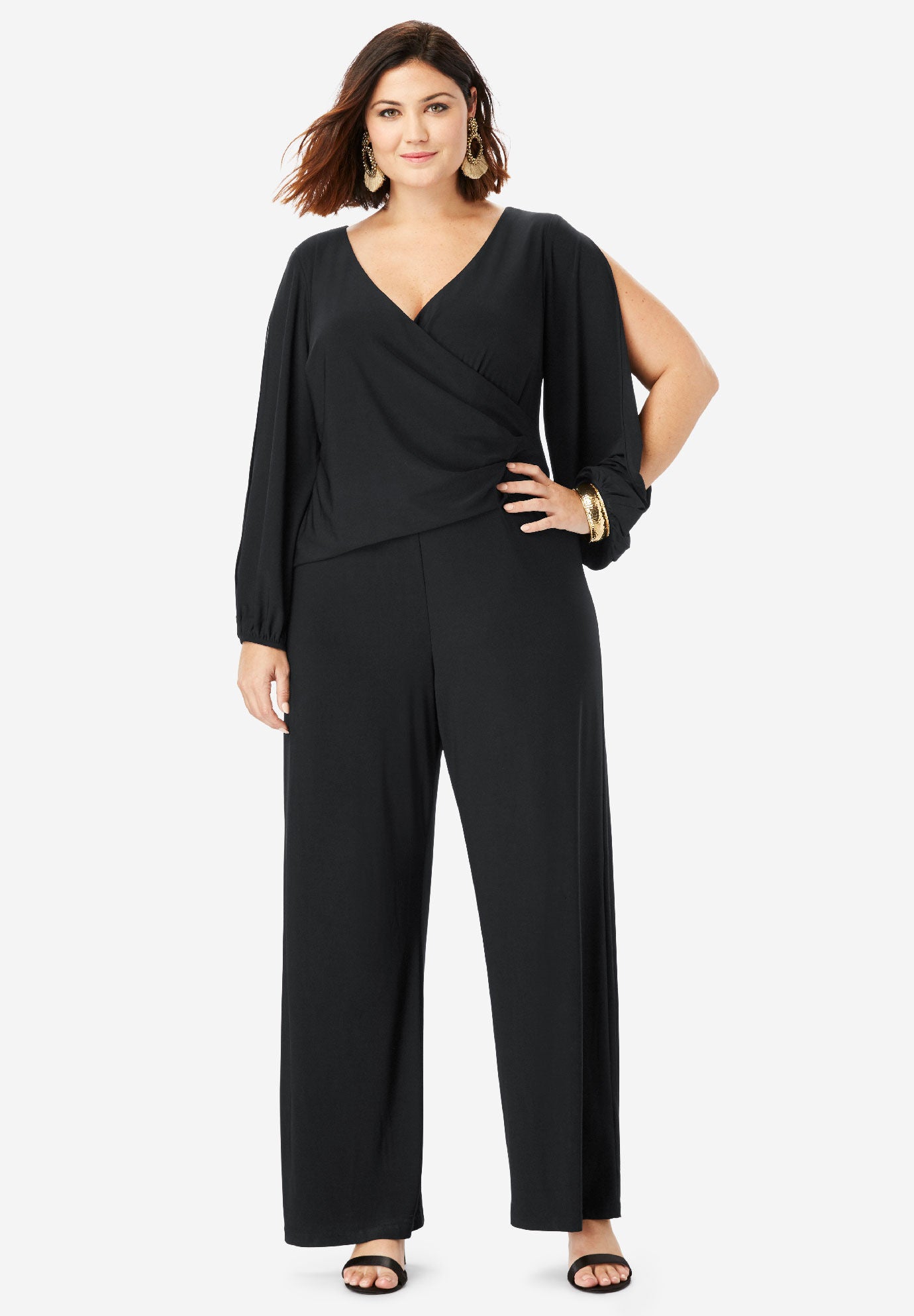 occasion jumpsuit with sleeves