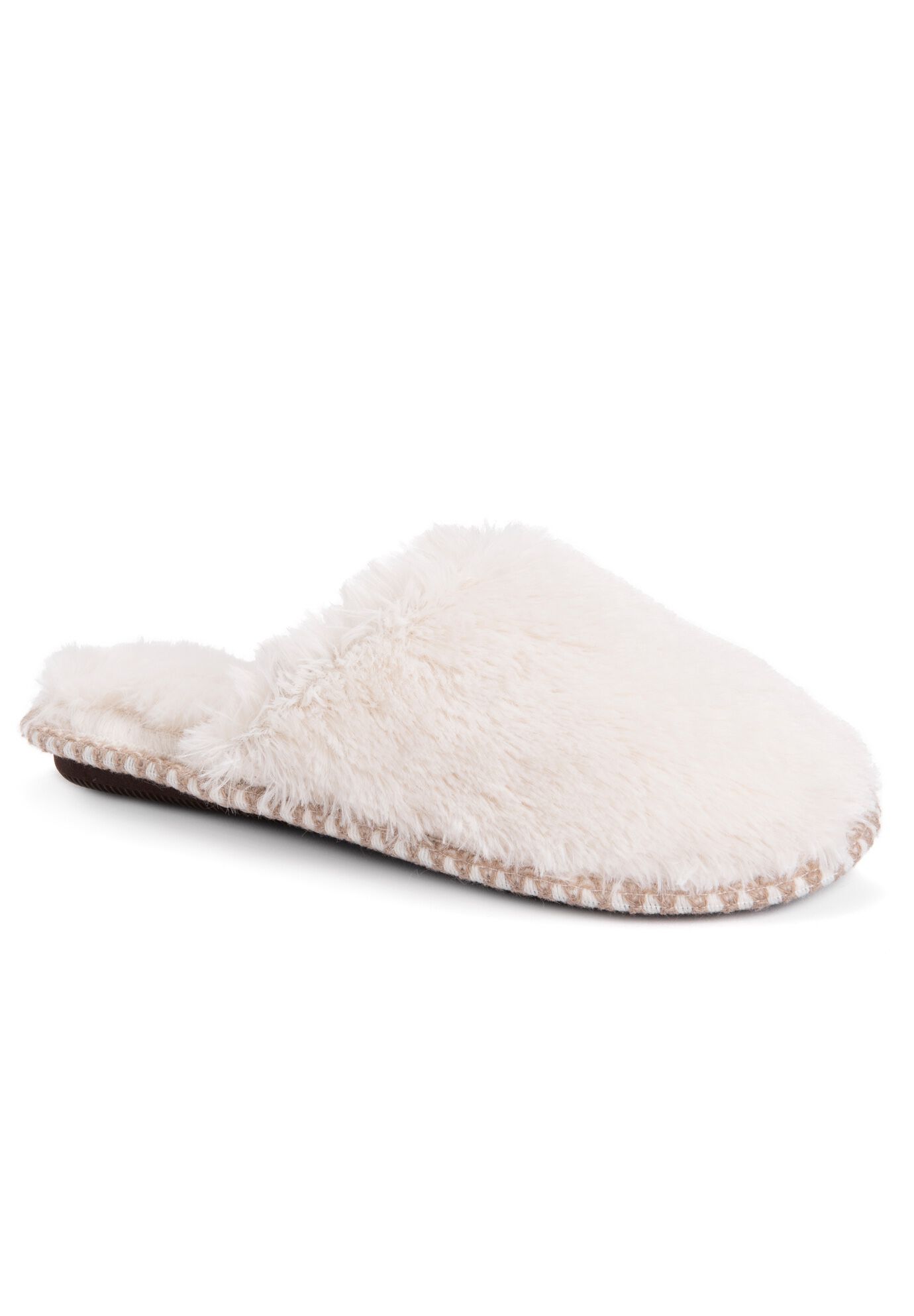 Anna Scuff Slipper by Muk Luks&reg;, IVORY, hi-res image number 0