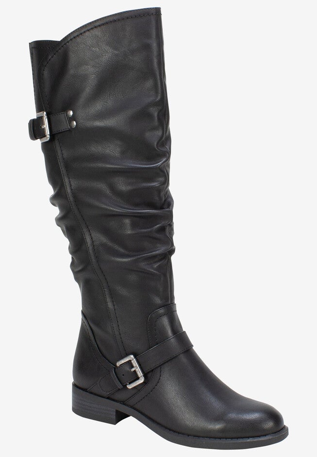 Lida Boot by White Mountain, BLACK BURNISHED, hi-res image number null