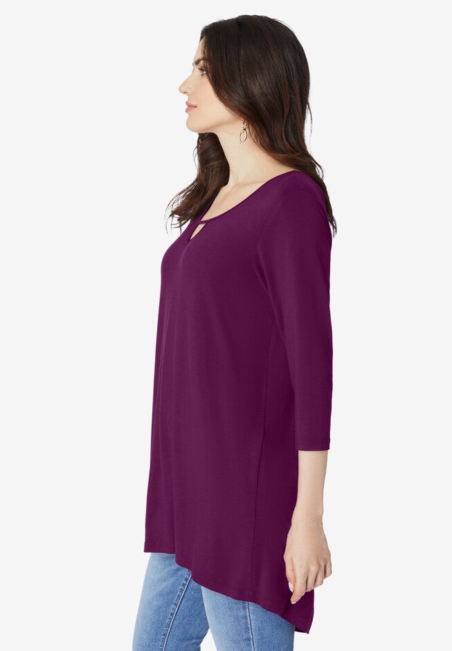 Cutout Detail Ultra Femme Tunic, , alternate image number null